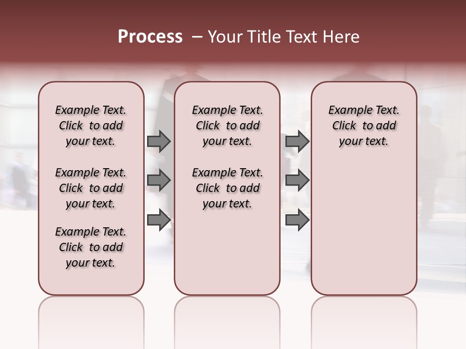 Office Worker European Parliament Caucasian PowerPoint Template