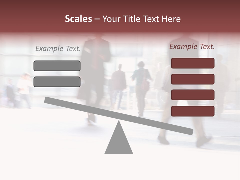 Office Worker European Parliament Caucasian PowerPoint Template