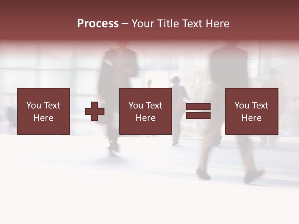 Office Worker European Parliament Caucasian PowerPoint Template