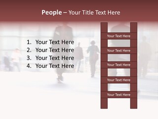 Office Worker European Parliament Caucasian PowerPoint Template