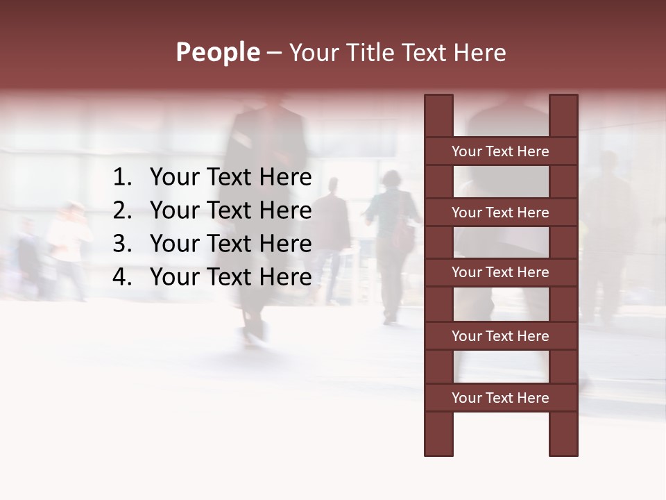 Office Worker European Parliament Caucasian PowerPoint Template