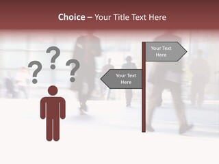 Office Worker European Parliament Caucasian PowerPoint Template