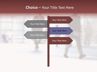 Office Worker European Parliament Caucasian PowerPoint Template