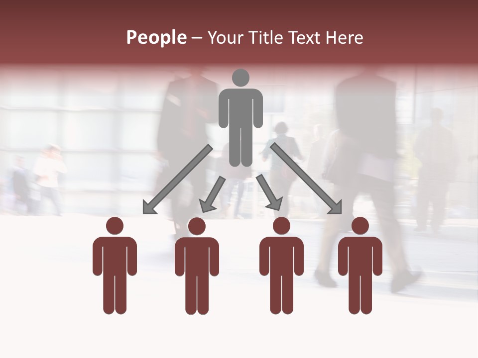 Office Worker European Parliament Caucasian PowerPoint Template