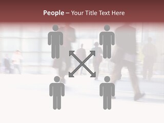 Office Worker European Parliament Caucasian PowerPoint Template