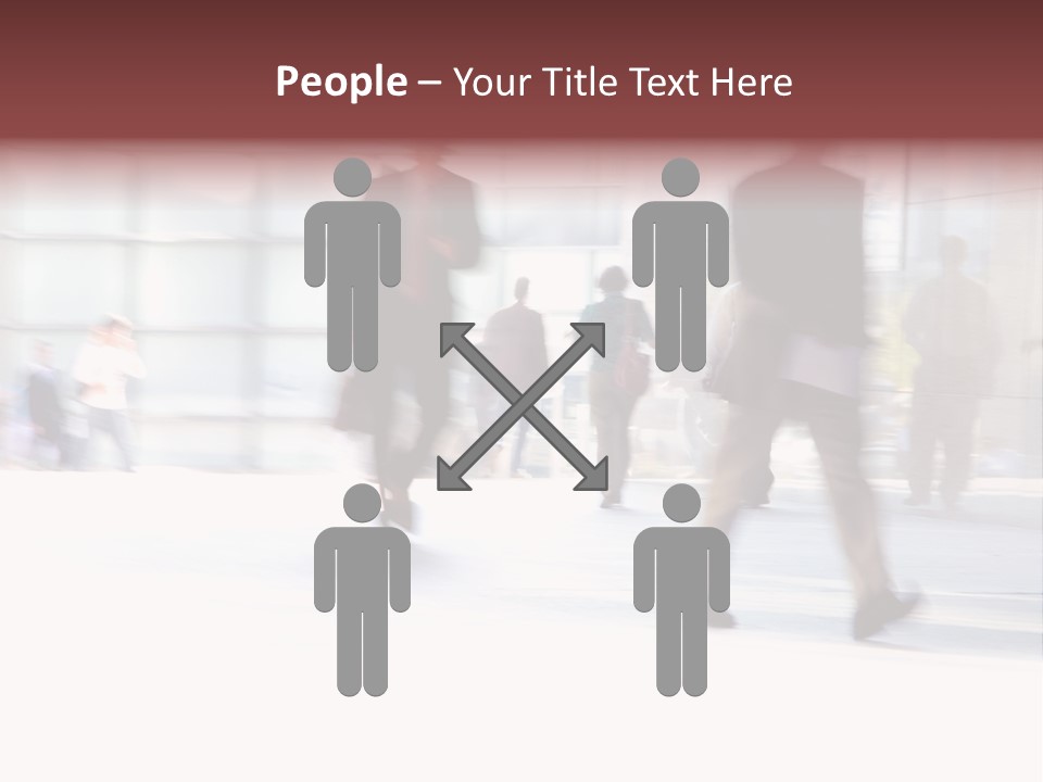 Office Worker European Parliament Caucasian PowerPoint Template