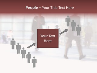 Office Worker European Parliament Caucasian PowerPoint Template