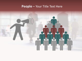 Office Worker European Parliament Caucasian PowerPoint Template