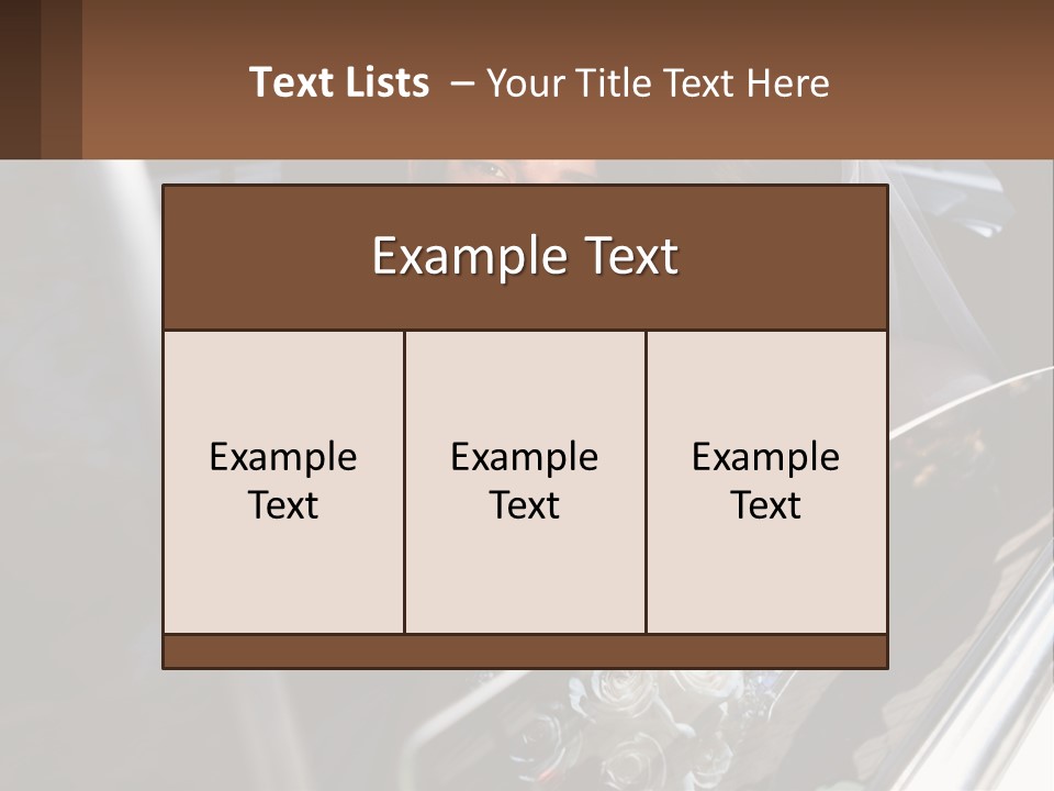 Couple Newlywed Handsome PowerPoint Template