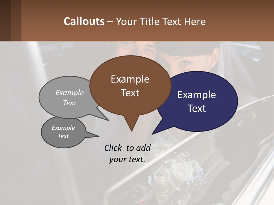 Couple Newlywed Handsome PowerPoint Template