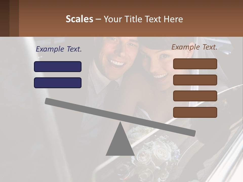 Couple Newlywed Handsome PowerPoint Template