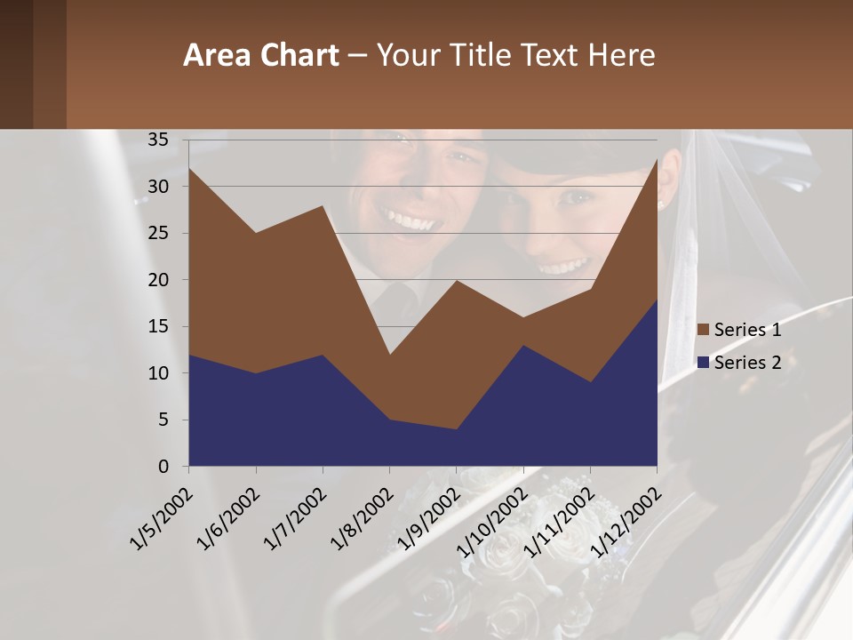 Couple Newlywed Handsome PowerPoint Template