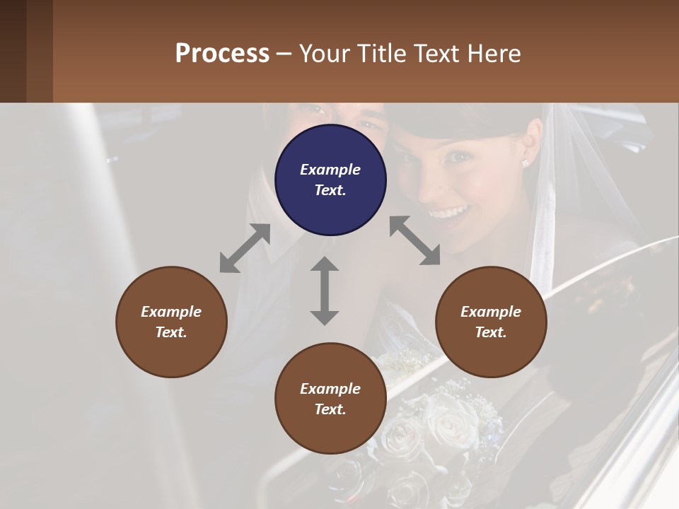 Couple Newlywed Handsome PowerPoint Template