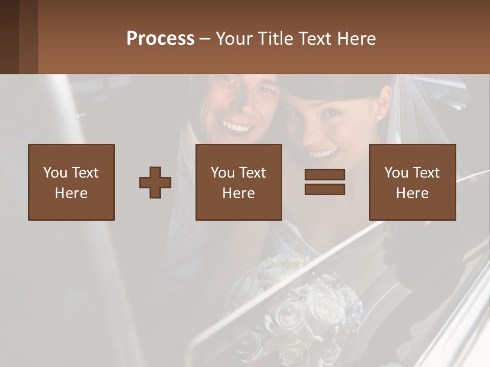 Couple Newlywed Handsome PowerPoint Template