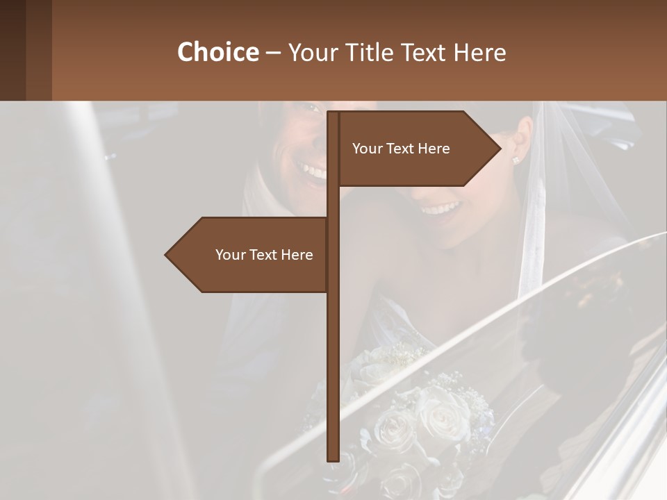 Couple Newlywed Handsome PowerPoint Template