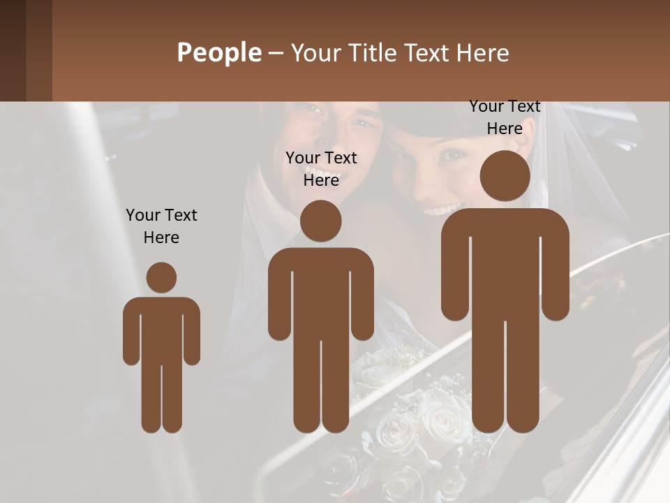 Couple Newlywed Handsome PowerPoint Template