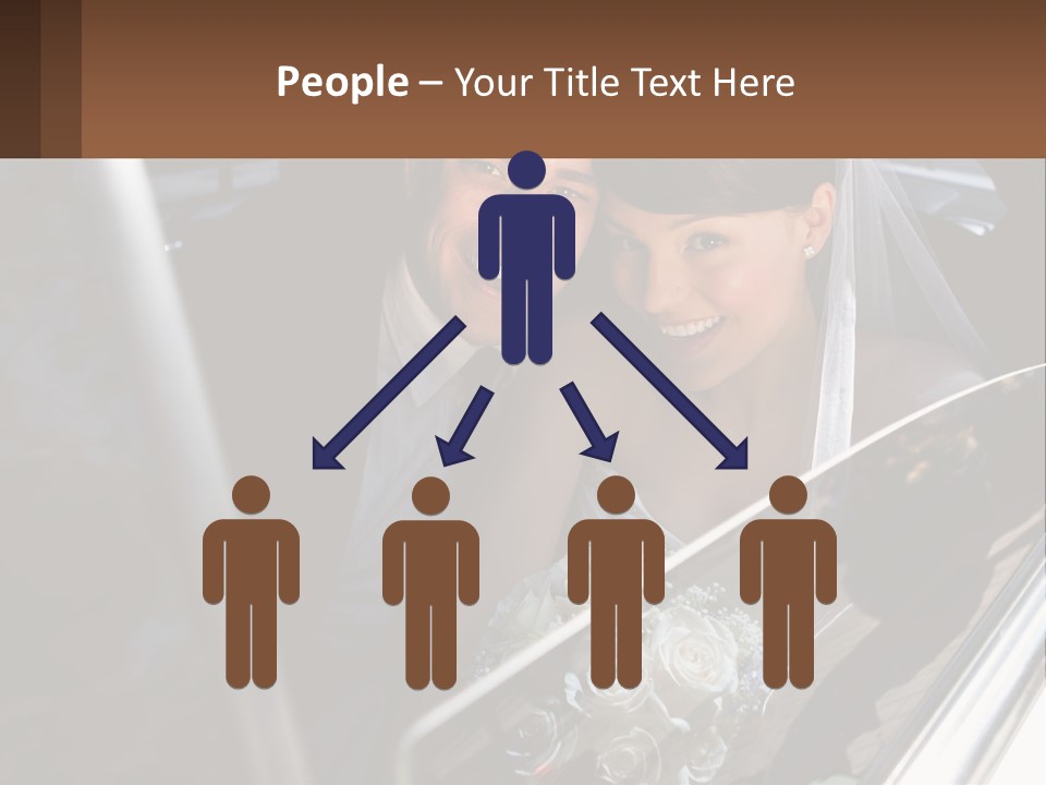 Couple Newlywed Handsome PowerPoint Template