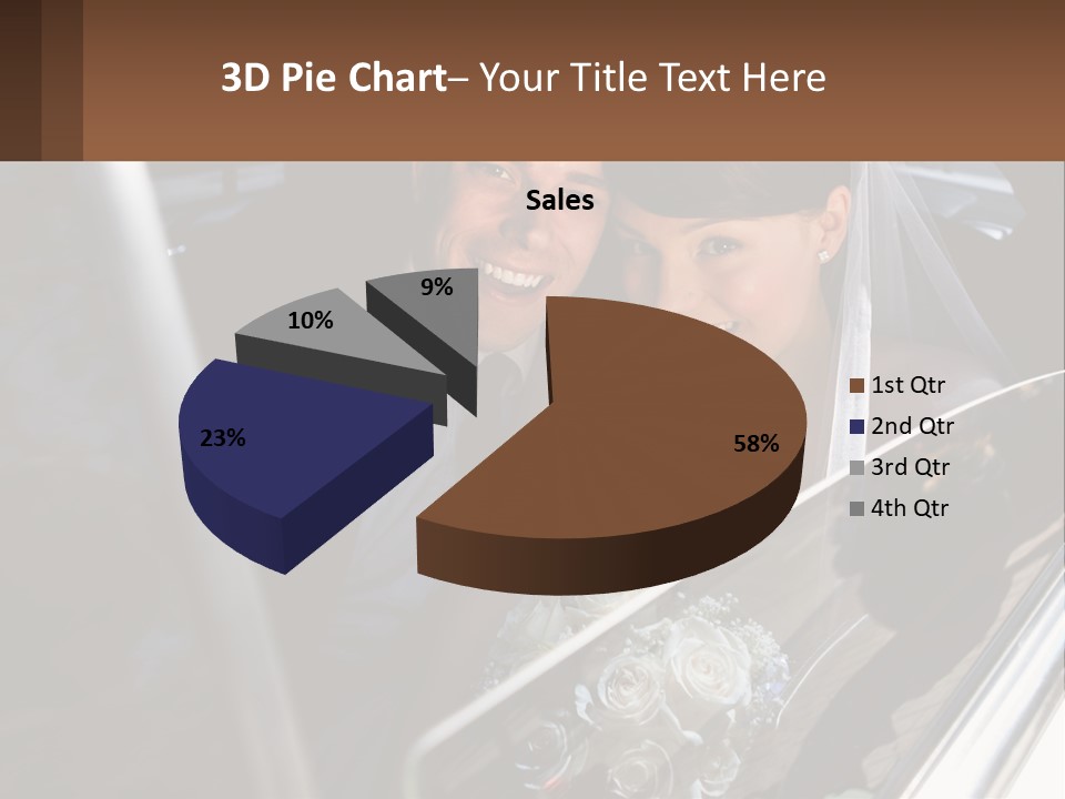 Couple Newlywed Handsome PowerPoint Template