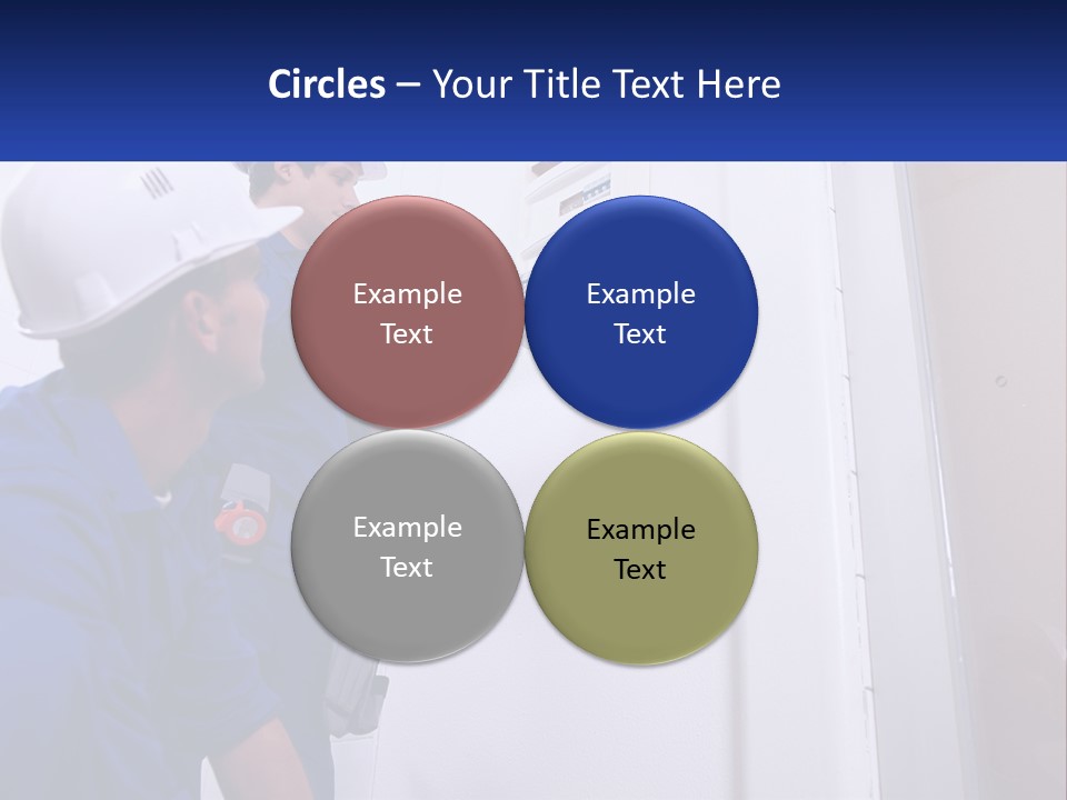 Circuit Board Workers PowerPoint Template