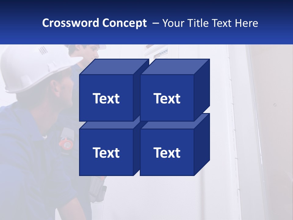 Circuit Board Workers PowerPoint Template