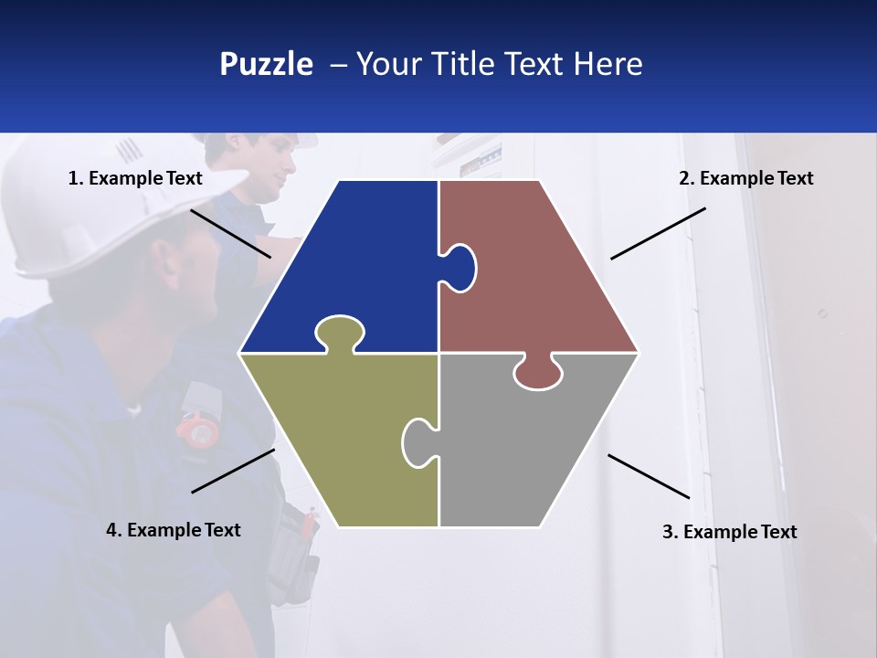 Circuit Board Workers PowerPoint Template