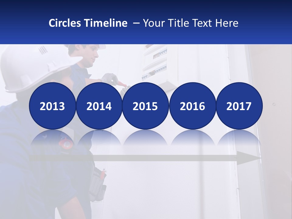 Circuit Board Workers PowerPoint Template