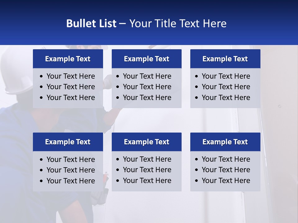 Circuit Board Workers PowerPoint Template