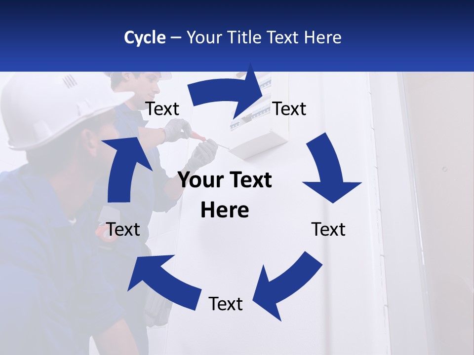Circuit Board Workers PowerPoint Template