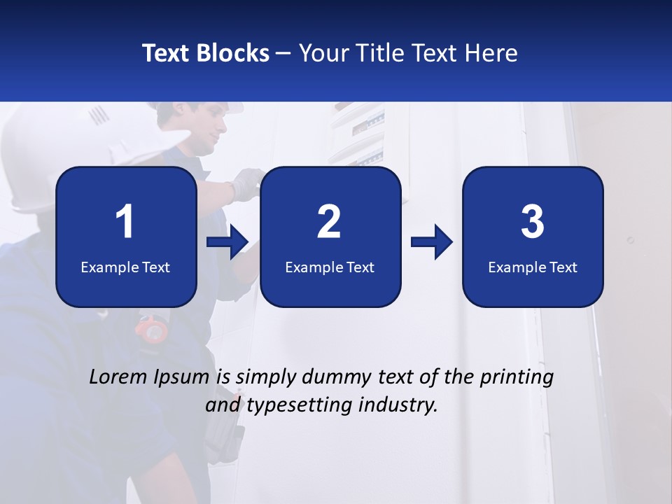 Circuit Board Workers PowerPoint Template