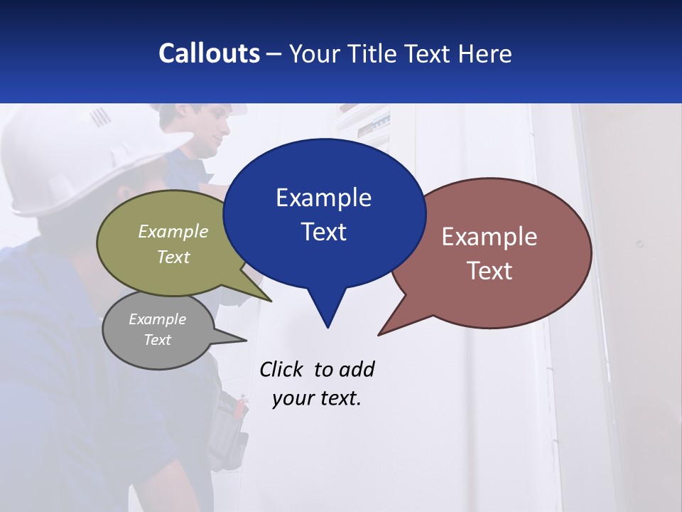 Circuit Board Workers PowerPoint Template