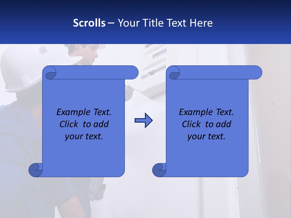 Circuit Board Workers PowerPoint Template