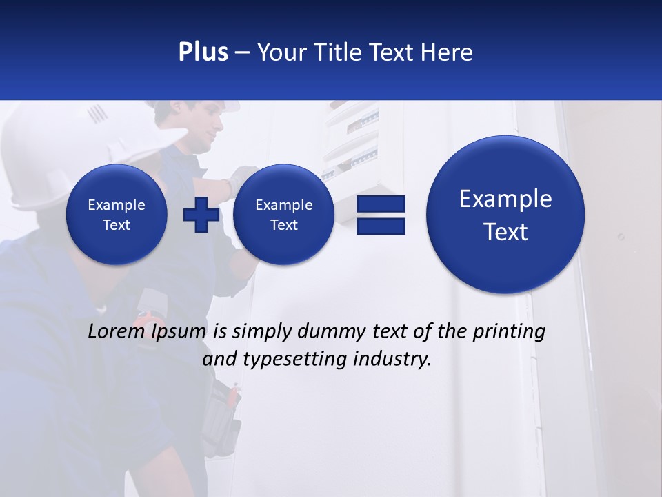 Circuit Board Workers PowerPoint Template