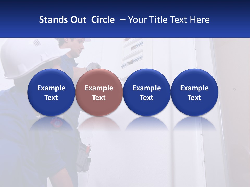 Circuit Board Workers PowerPoint Template