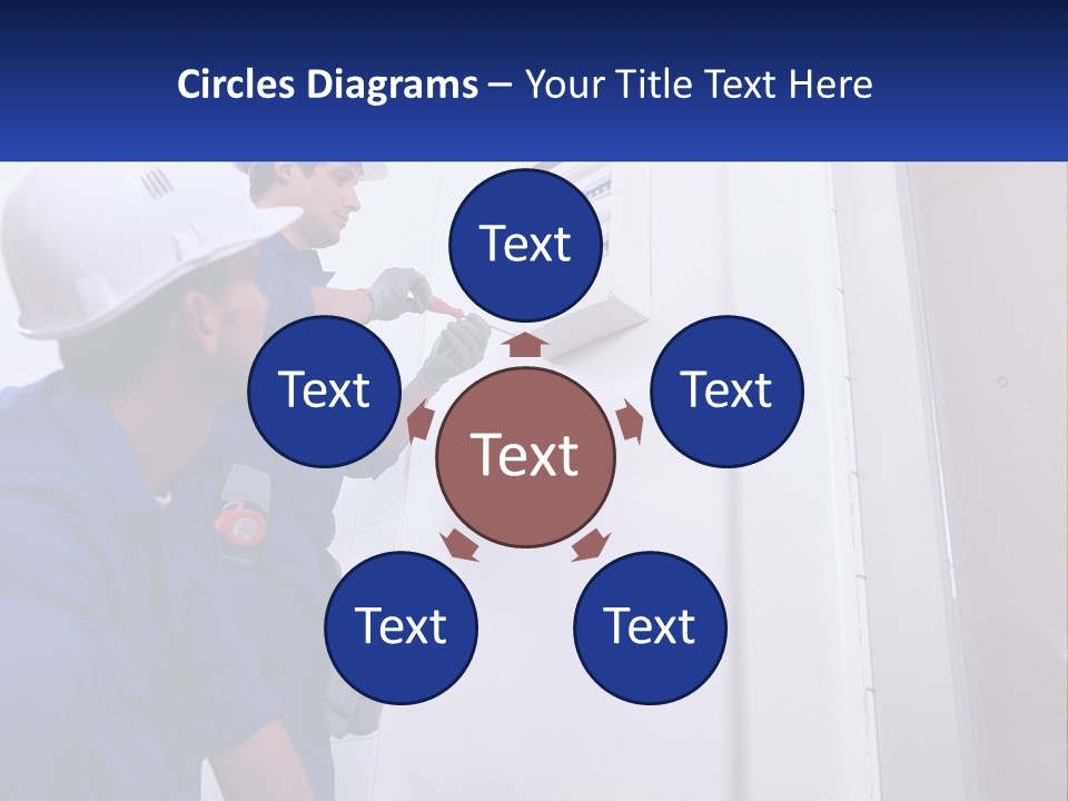 Circuit Board Workers PowerPoint Template