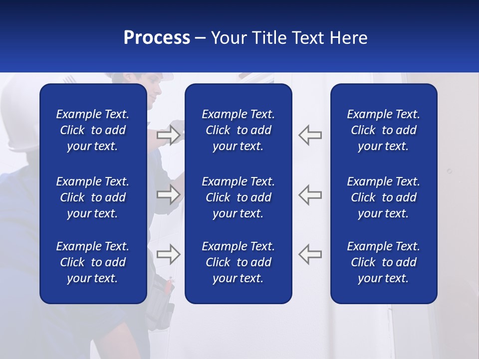 Circuit Board Workers PowerPoint Template