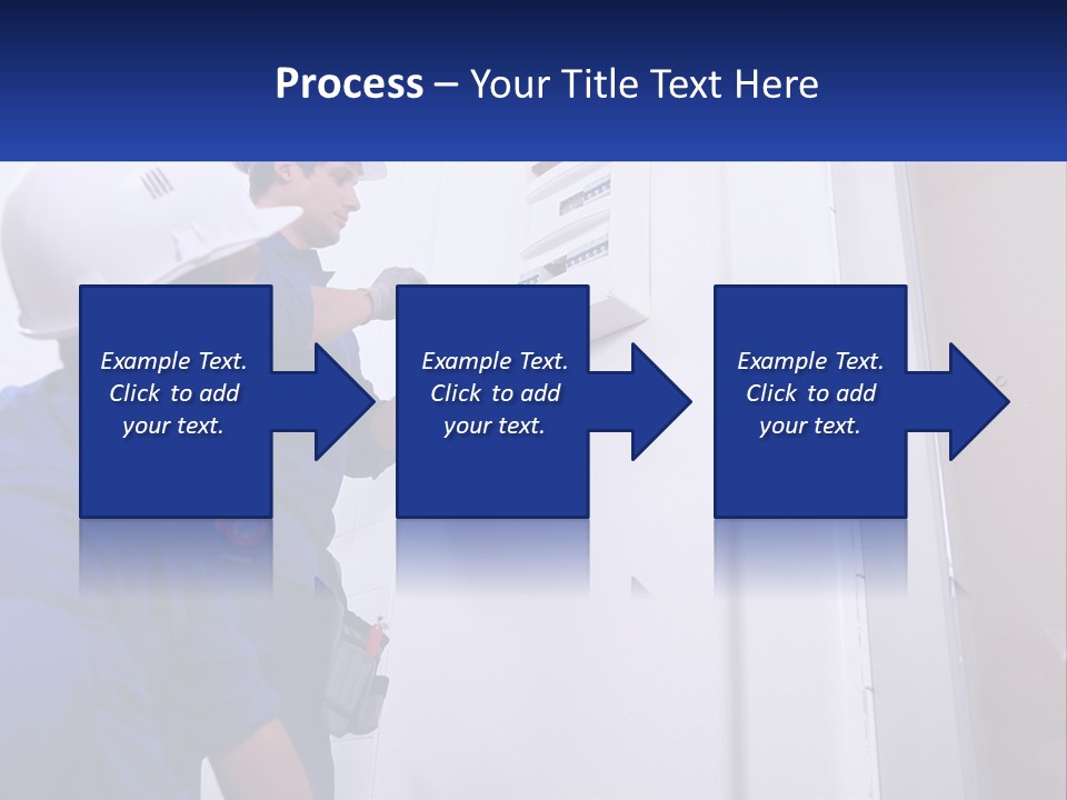 Circuit Board Workers PowerPoint Template