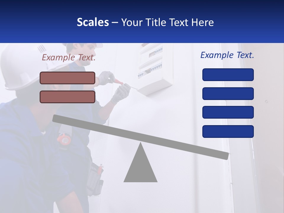 Circuit Board Workers PowerPoint Template