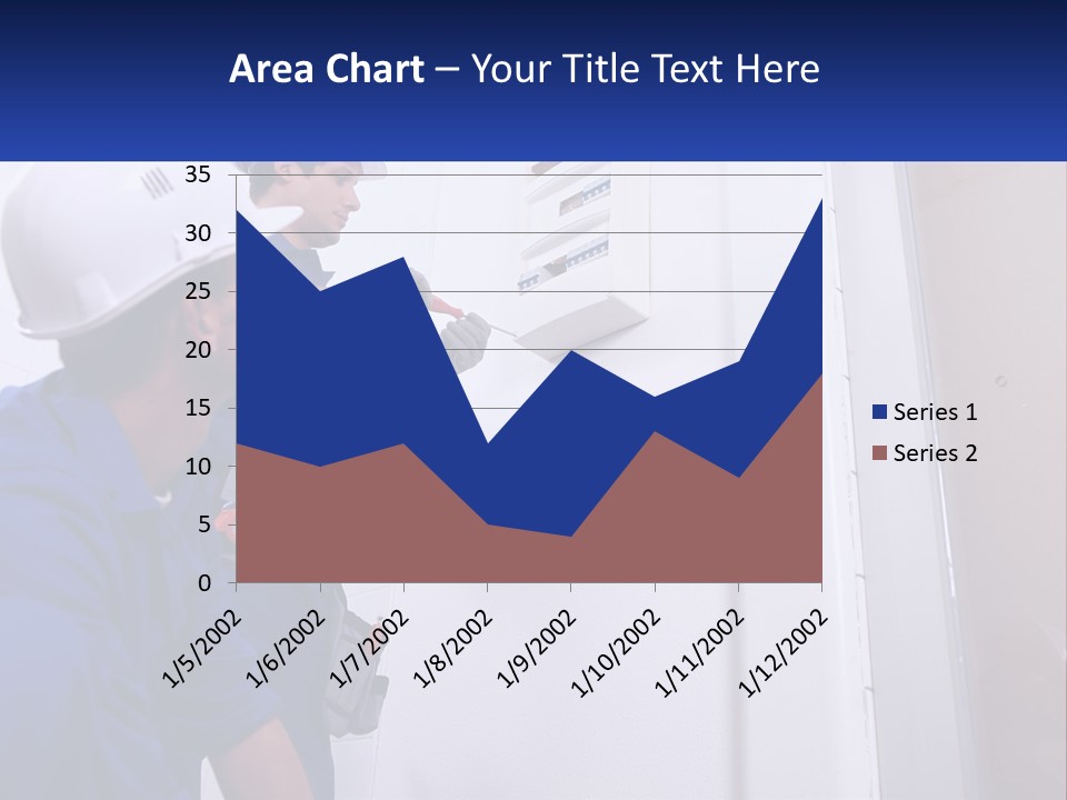 Circuit Board Workers PowerPoint Template