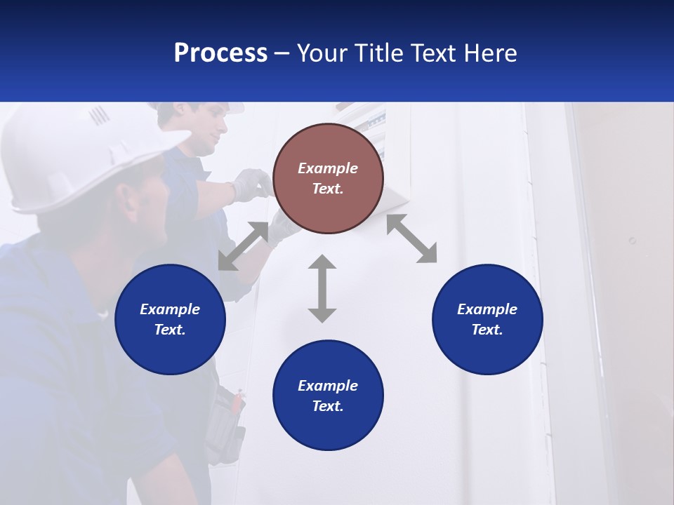 Circuit Board Workers PowerPoint Template