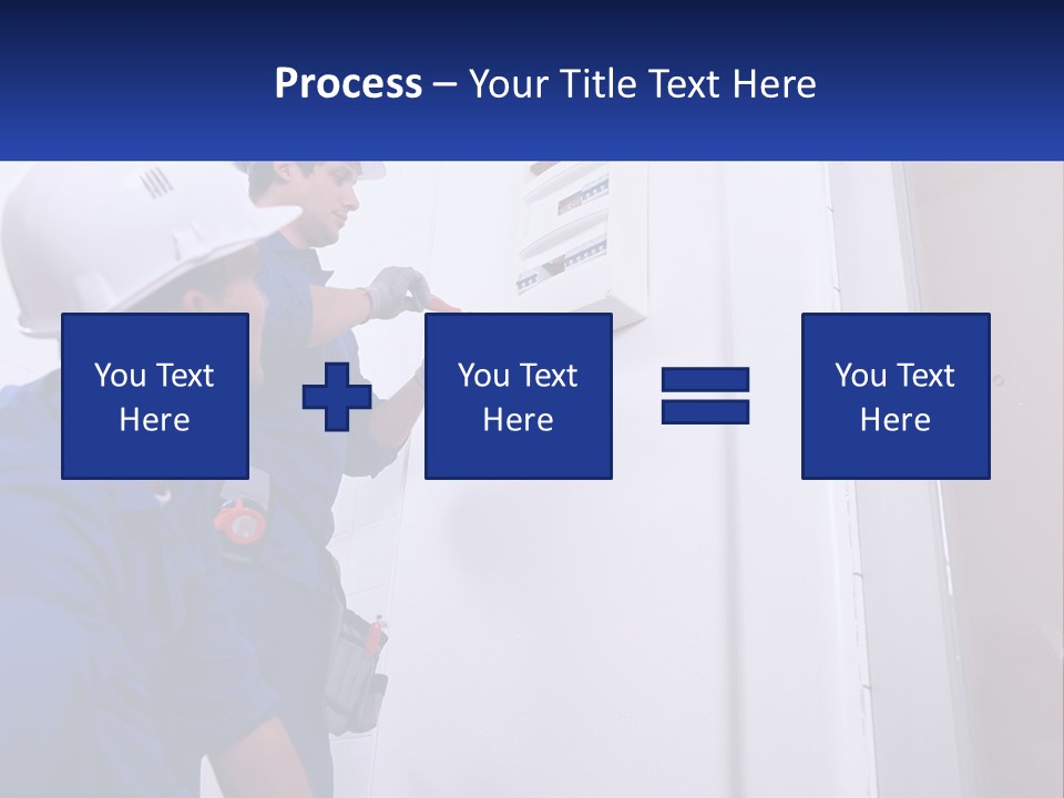 Circuit Board Workers PowerPoint Template