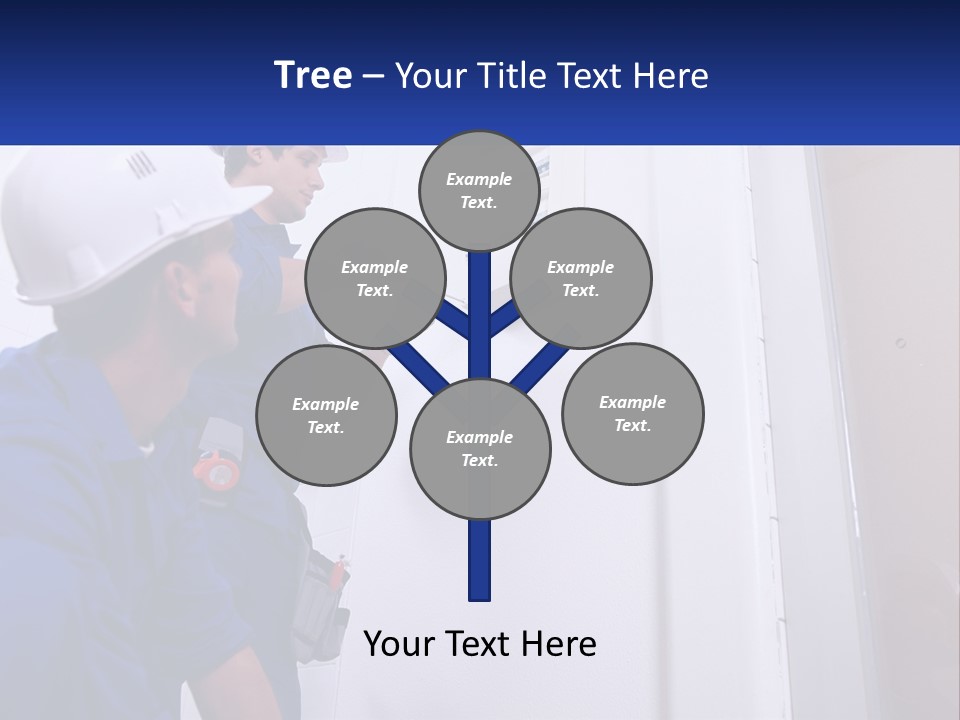 Circuit Board Workers PowerPoint Template