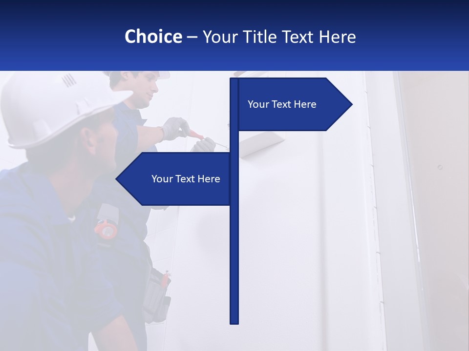 Circuit Board Workers PowerPoint Template