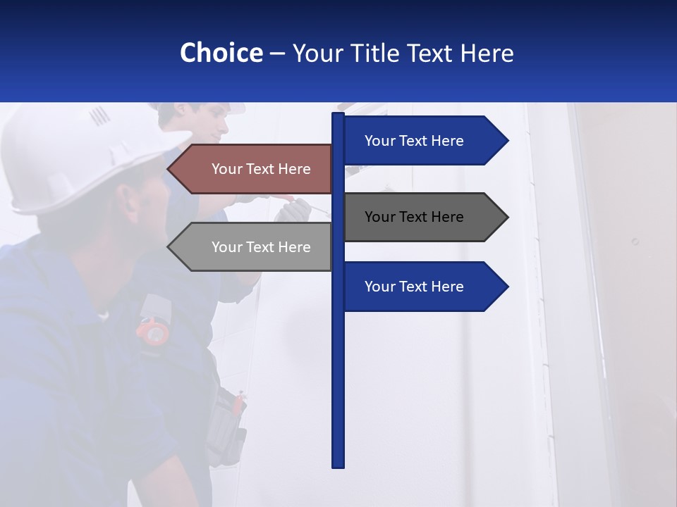 Circuit Board Workers PowerPoint Template