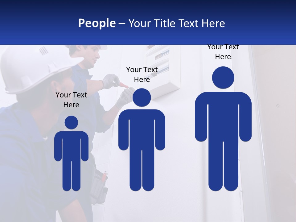 Circuit Board Workers PowerPoint Template