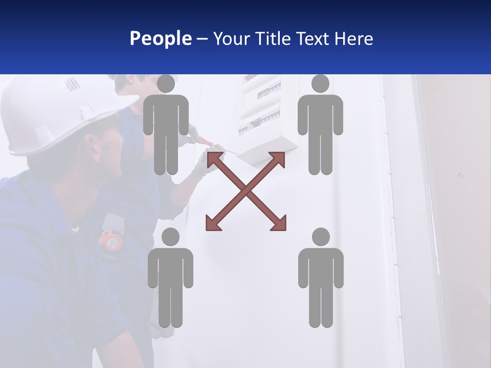 Circuit Board Workers PowerPoint Template