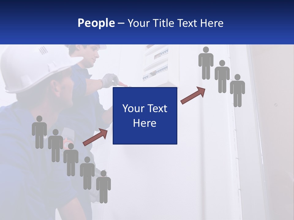 Circuit Board Workers PowerPoint Template