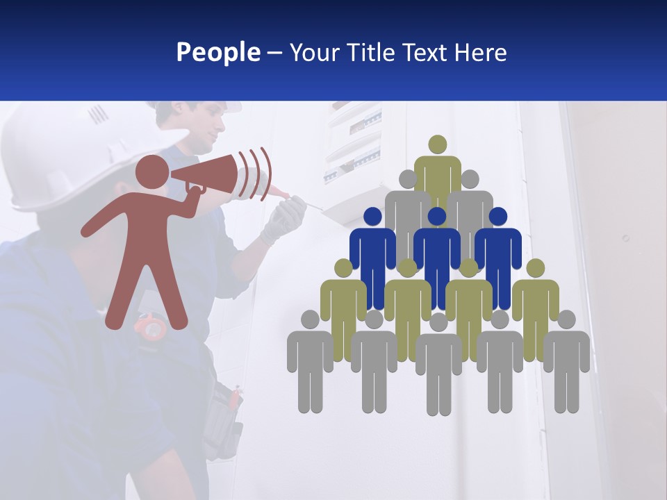 Circuit Board Workers PowerPoint Template