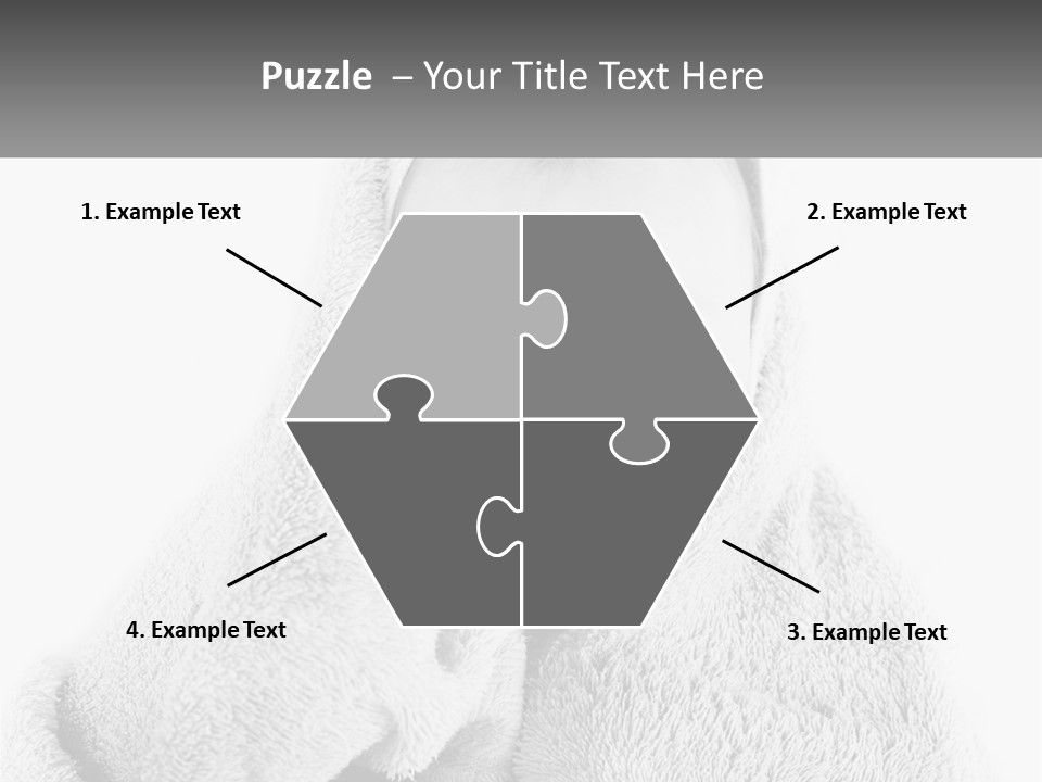 Happiness Bath Isolated PowerPoint Template