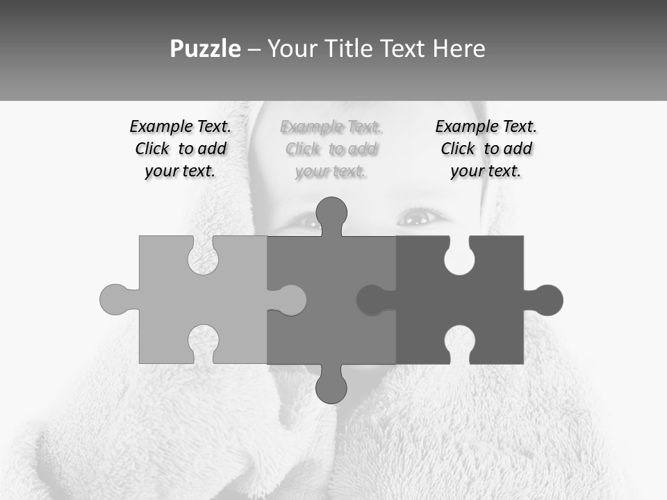 Happiness Bath Isolated PowerPoint Template