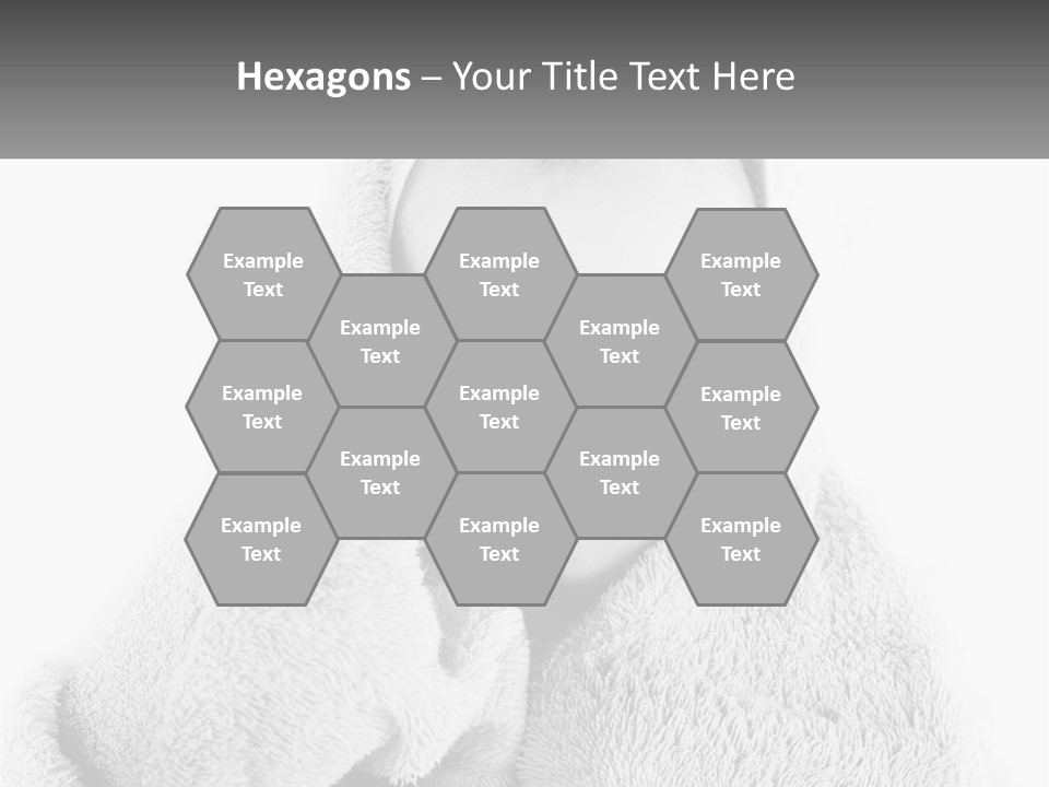 Happiness Bath Isolated PowerPoint Template